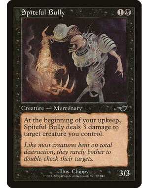 Magic: The Gathering Spiteful Bully (072) Heavily Played Foil
