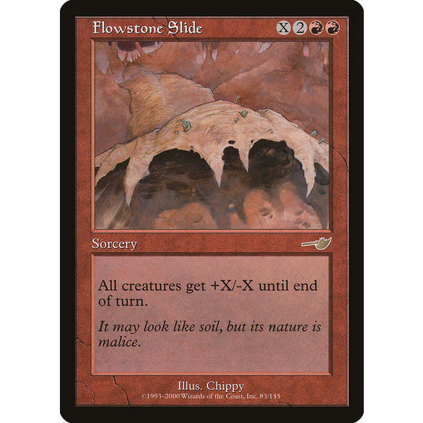 Magic: The Gathering Flowstone Slide (083) Lightly Played