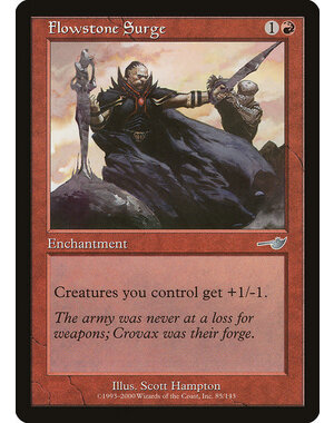 Magic: The Gathering Flowstone Surge (085) Moderately Played Foil