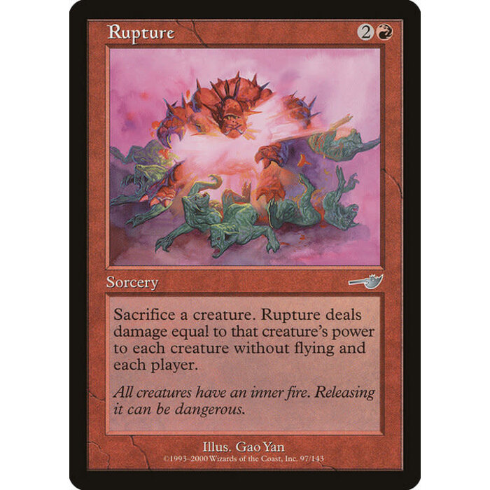 Magic: The Gathering Rupture (097) Lightly Played