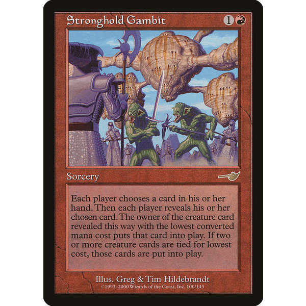 Magic: The Gathering Stronghold Gambit (100) Lightly Played