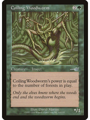 Magic: The Gathering Coiling Woodworm (103) Lightly Played