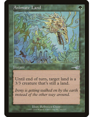 Magic: The Gathering Animate Land (101) Lightly Played