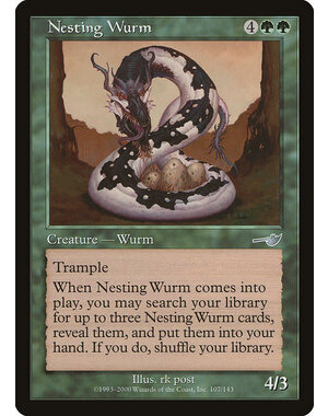 Magic: The Gathering Nesting Wurm (107) Lightly Played