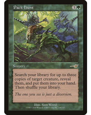 Magic: The Gathering Pack Hunt (109) Lightly Played