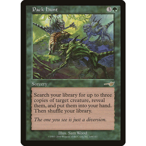 Magic: The Gathering Pack Hunt (109) Lightly Played