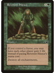 Magic: The Gathering Reverent Silence (111) Lightly Played
