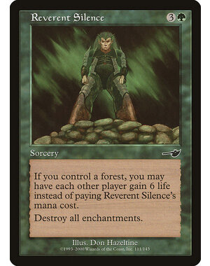 Magic: The Gathering Reverent Silence (111) Lightly Played