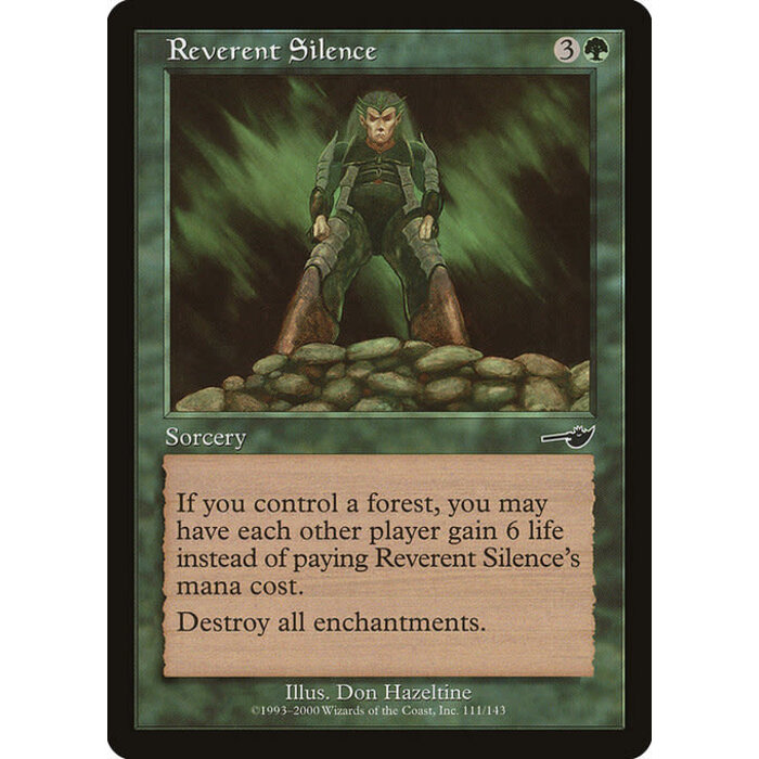 Magic: The Gathering Reverent Silence (111) Lightly Played