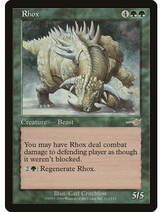 Magic: The Gathering Rhox (112) Lightly Played