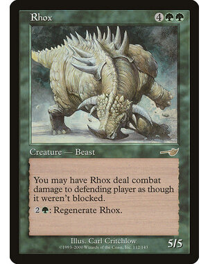 Magic: The Gathering Rhox (112) Lightly Played