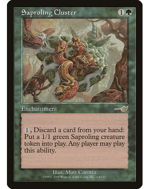 Magic: The Gathering Saproling Cluster (114) Lightly Played