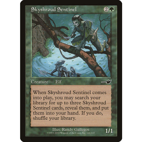 Magic: The Gathering Skyshroud Sentinel (121) Lightly Played