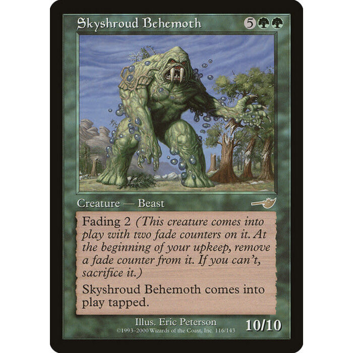 Magic: The Gathering Skyshroud Behemoth (116) Lightly Played
