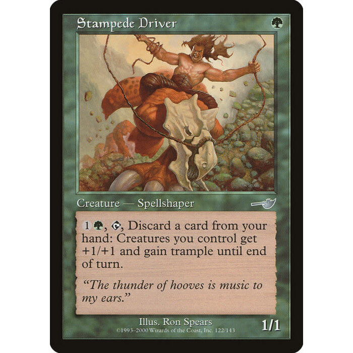 Magic: The Gathering Stampede Driver (122) Lightly Played
