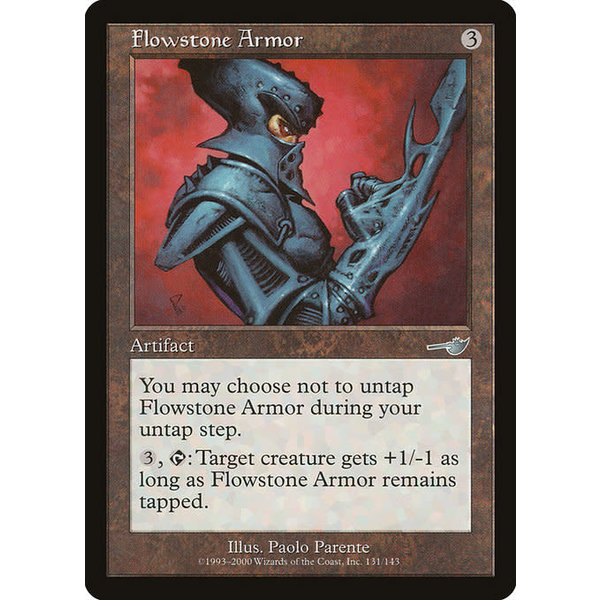 Magic: The Gathering Flowstone Armor (131) Lightly Played