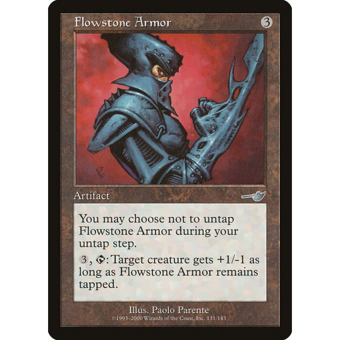 Magic: The Gathering Flowstone Armor (131) Lightly Played