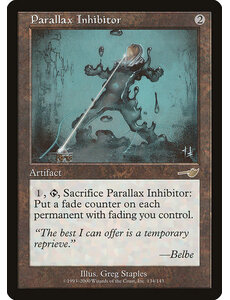 Magic: The Gathering Parallax Inhibitor (134) Lightly Played