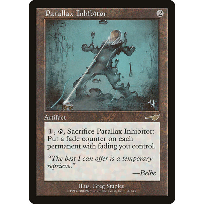 Magic: The Gathering Parallax Inhibitor (134) Lightly Played