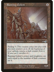 Magic: The Gathering Rusting Golem (138) Moderately Played Foil