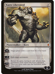 Magic: The Gathering Karn Liberated (001) Heavily Played