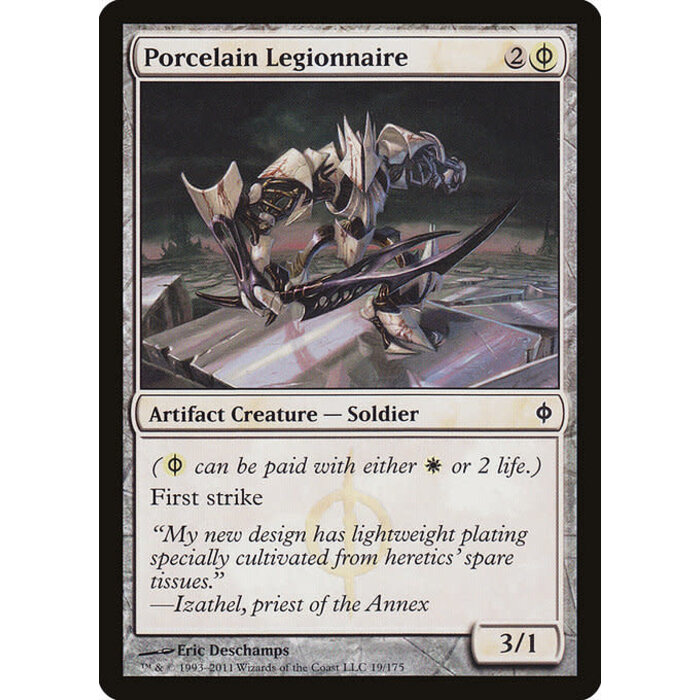 Magic: The Gathering Porcelain Legionnaire (019) Moderately Played