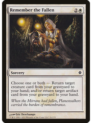 Magic: The Gathering Remember the Fallen (021) Moderately Played