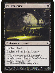 Magic: The Gathering Evil Presence (060) Moderately Played