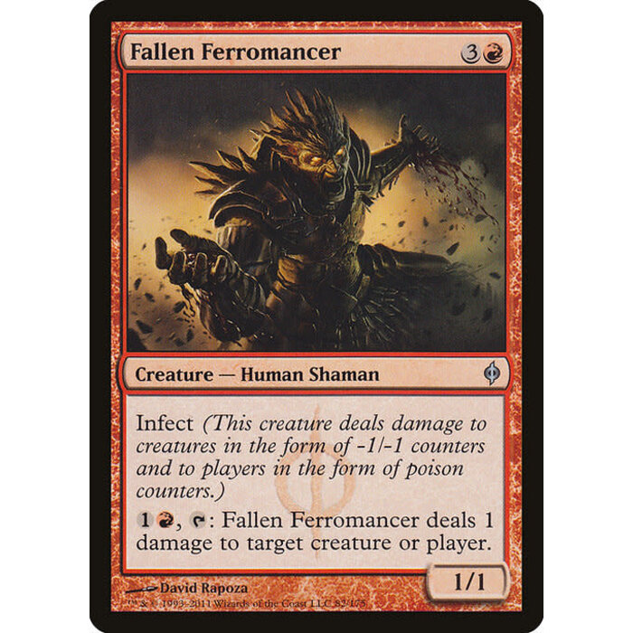 Magic: The Gathering Fallen Ferromancer (082) Moderately Played