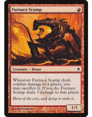 Magic: The Gathering Furnace Scamp (084) Moderately Played