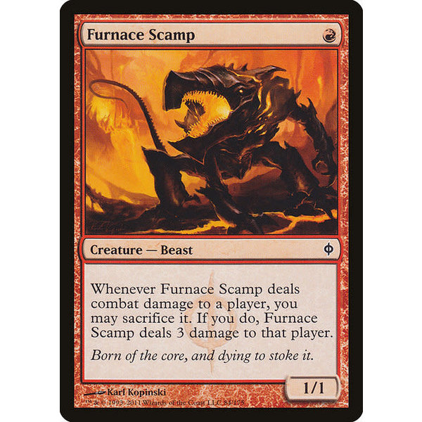 Magic: The Gathering Furnace Scamp (084) Moderately Played