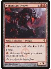Magic: The Gathering Moltensteel Dragon (088) Moderately Played