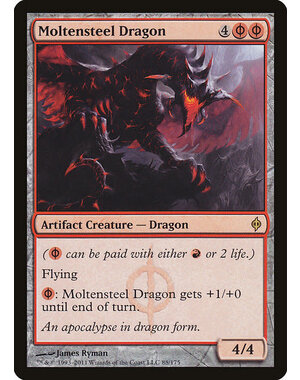 Magic: The Gathering Moltensteel Dragon (088) Moderately Played
