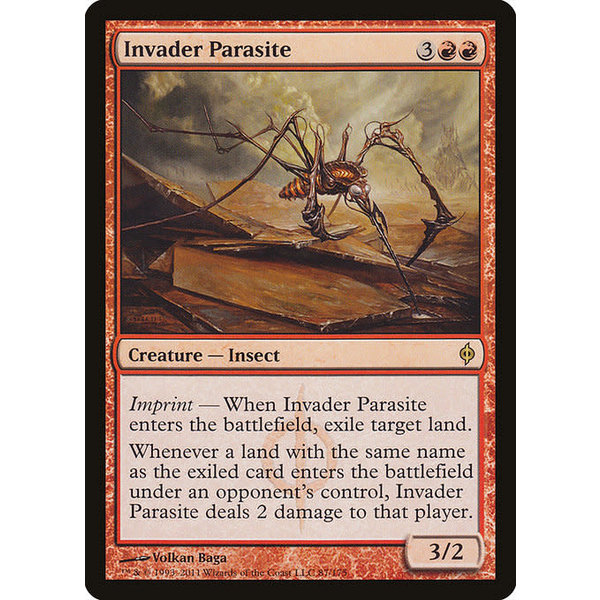 Magic: The Gathering Invader Parasite (087) Moderately Played