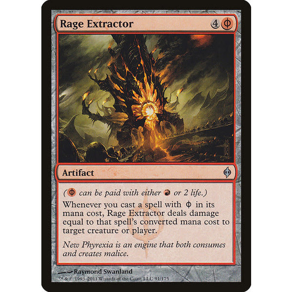 Magic: The Gathering Rage Extractor (091) Moderately Played