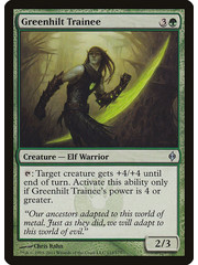 Magic: The Gathering Greenhilt Trainee (112) Moderately Played
