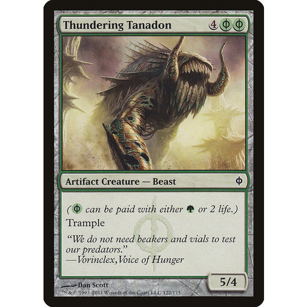 Magic: The Gathering Thundering Tanadon (122) Moderately Played