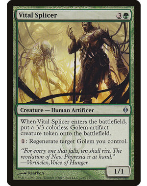 Magic: The Gathering Vital Splicer (126) Moderately Played