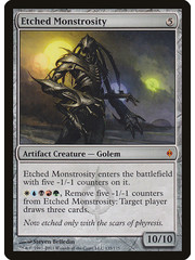 Magic: The Gathering Etched Monstrosity (135) Moderately Played