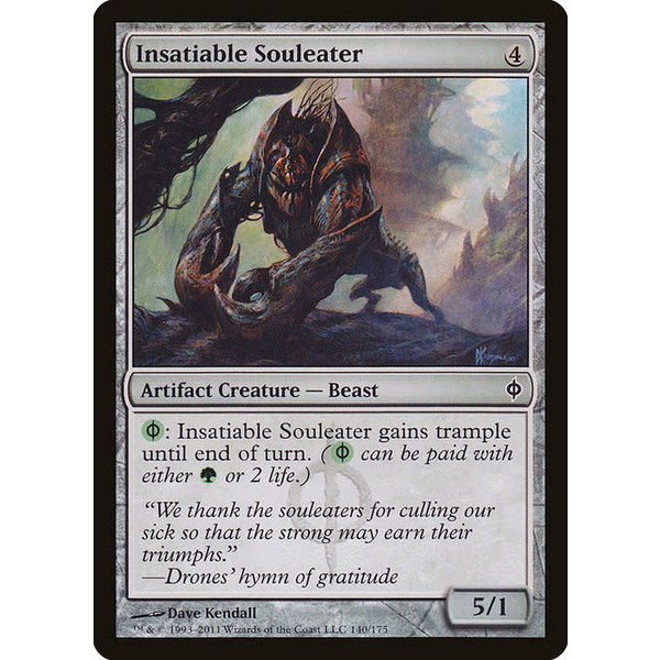 Magic: The Gathering Insatiable Souleater (140) Moderately Played