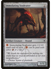 Magic: The Gathering Immolating Souleater (139) Moderately Played