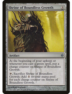 Magic: The Gathering Shrine of Boundless Growth (152) Moderately Played