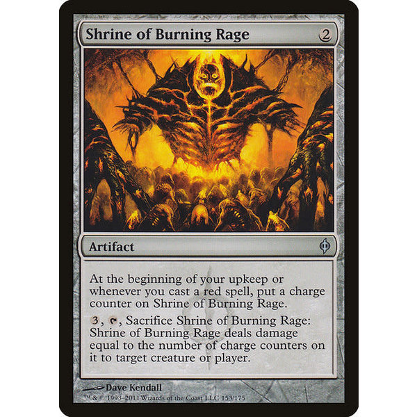 Magic: The Gathering Shrine of Burning Rage (153) Lightly Played