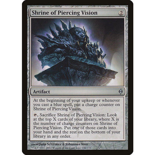 Magic: The Gathering Shrine of Piercing Vision (156) Moderately Played