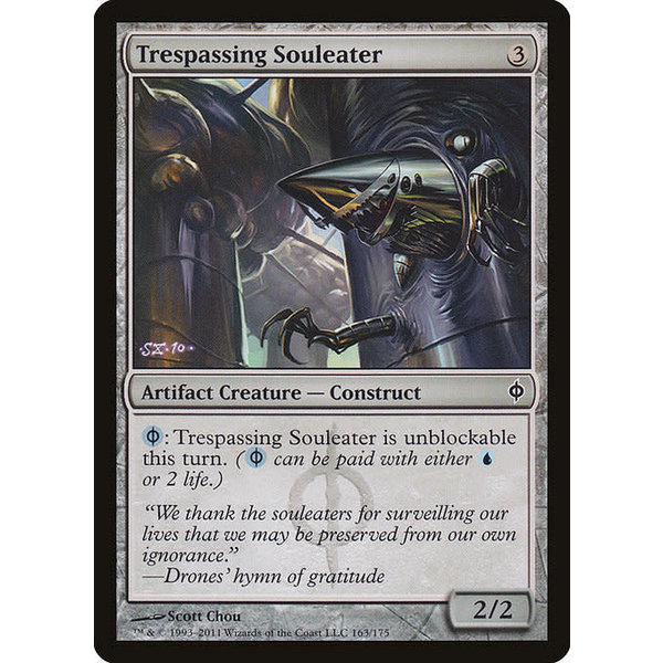 Magic: The Gathering Trespassing Souleater (163) Moderately Played