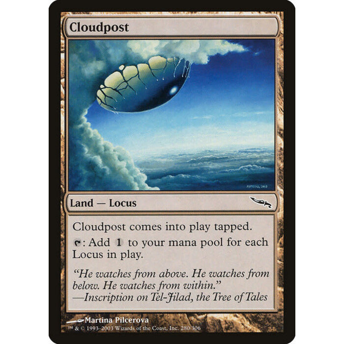 Magic: The Gathering Cloudpost (280) Moderately Played