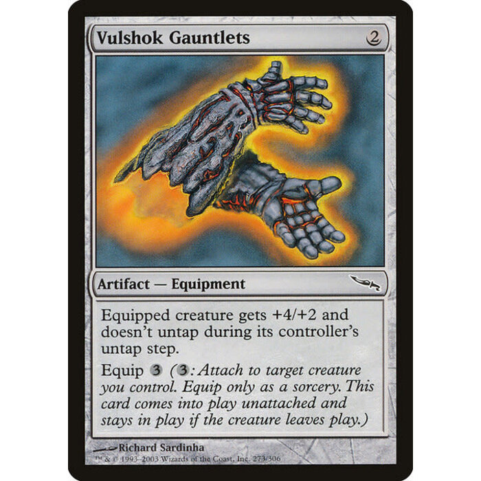 Magic: The Gathering Vulshok Gauntlets (273) Lightly Played