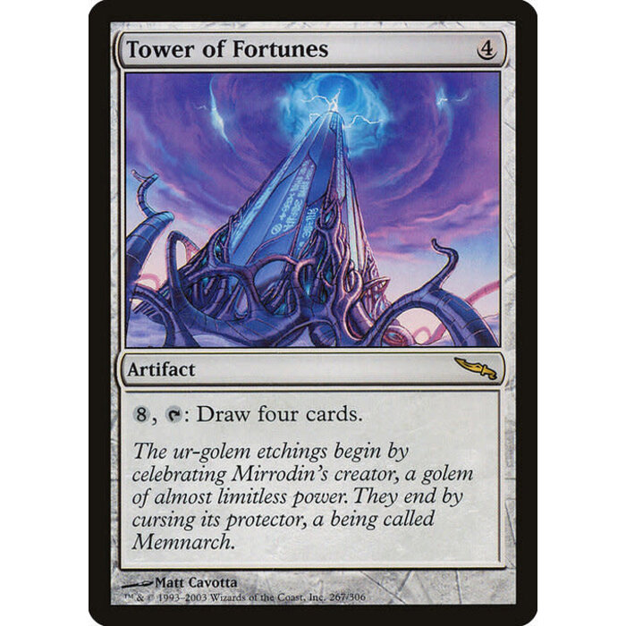 Magic: The Gathering Tower of Fortunes (267) Moderately Played