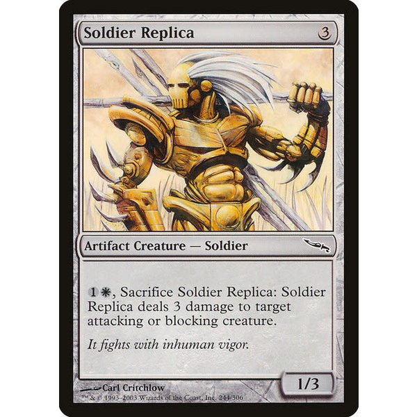 Magic: The Gathering Soldier Replica (244) Lightly Played