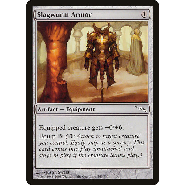 Magic: The Gathering Slagwurm Armor (243) Moderately Played